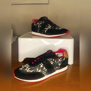 Tory Burch Pettee Floral Sneakers Size 7.5